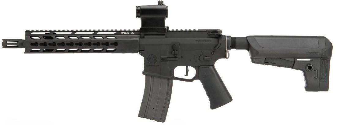 Krytac Full Metal Trident MKII CRB Airsoft AEG Rifle, Black