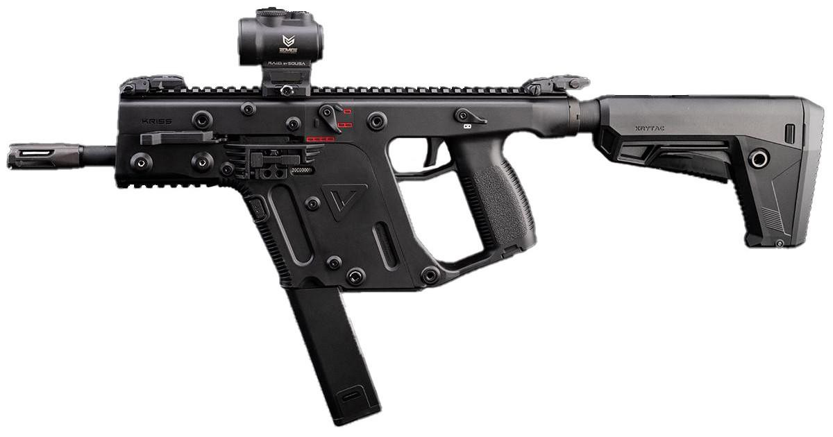 KRYTAC KRISS Licensed VECTOR Gen 2 Low FPS Airsoft AEG SMG Rifle, Black