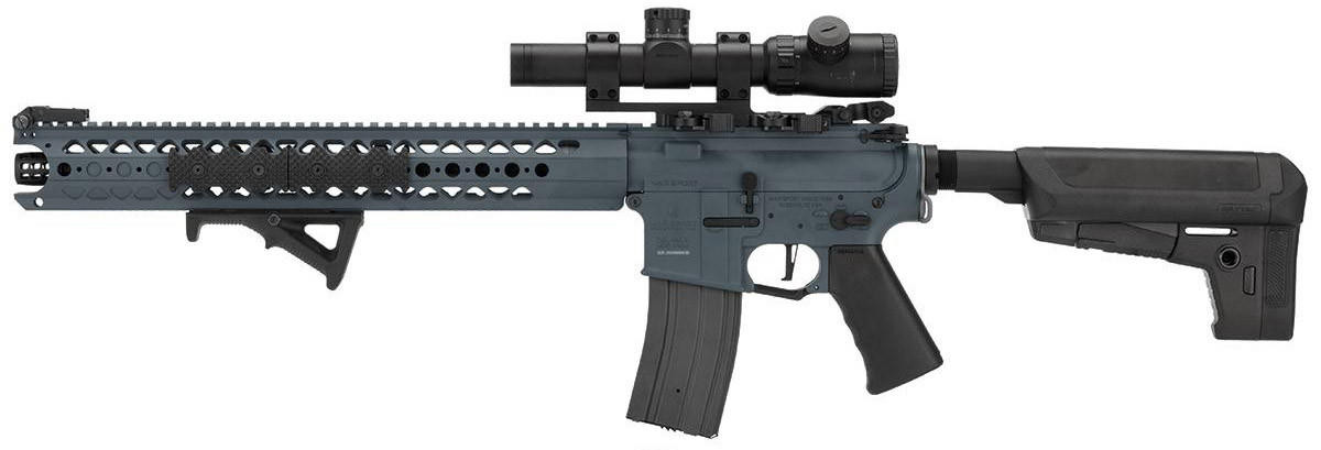 Krytac LVOA-C M4 Carbine Airsoft AEG Rifle, Combat Grey