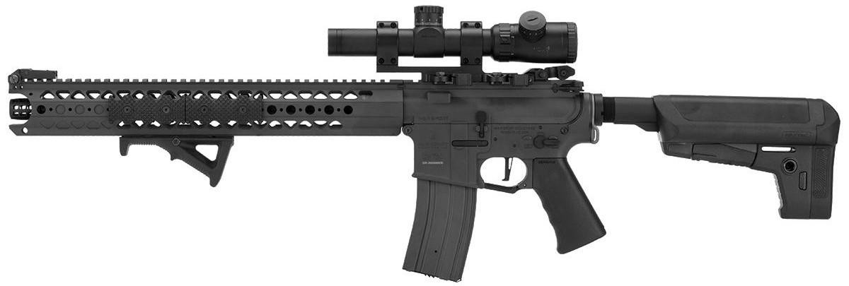 Krytac War Sport Licensed LVOA-C M4 Carbine Airsoft AEG Rifle, Black