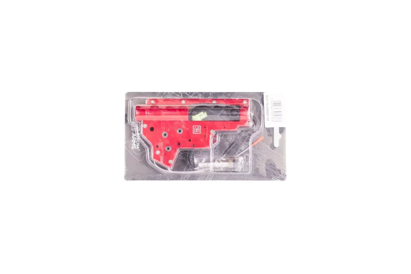 Aluminium gearbox frame V2 CNC QD with microstick (front wiring) (OUTLET)