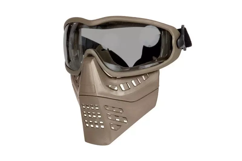 ANT mask with goggles - tan