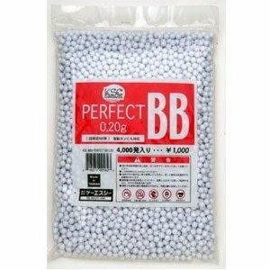 KWA/KSC Perfect 0.20g 6mm BBs, 4000 Rounds, White