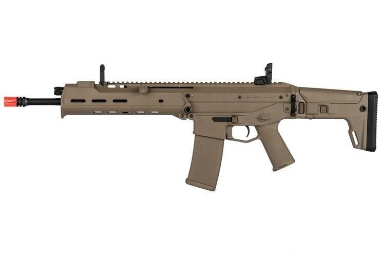 KWA PTS Masada Gas Blowback Airsoft Rifle, FDE/Tan