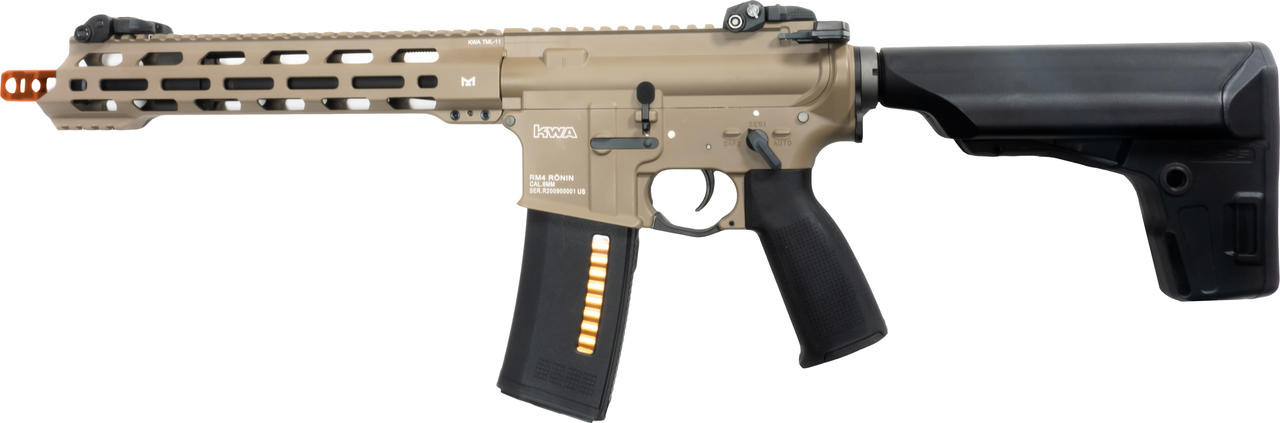 KWA Ronin T10 RM4 SBR AEG Airsoft Rifle, FDE