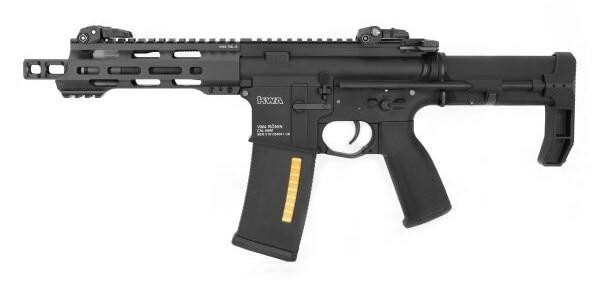 KWA Ronin T6 PDW VM4 2.5+ AEG Airsoft Rifle, Black