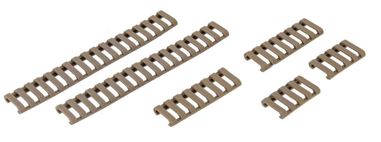 Ladder Rail Panel 6 Set, Dark Earth