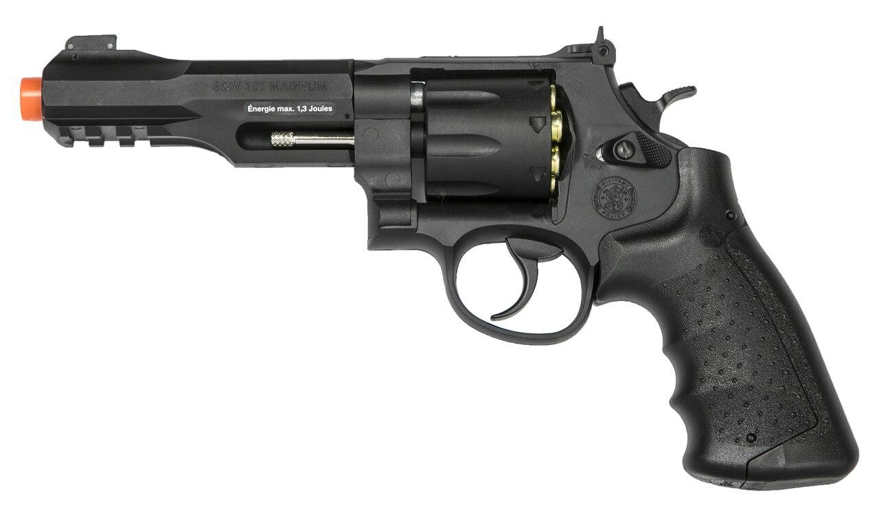 KWC Smith & Wesson M&P R8 CO2 Airsoft Revolver, Black