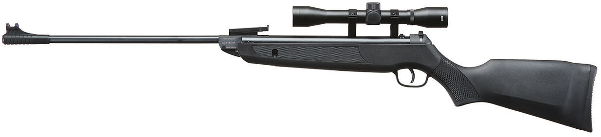 Lancer Air .22 Caliber Pellet Break Barrel Air Rifle w/ Scope, Black