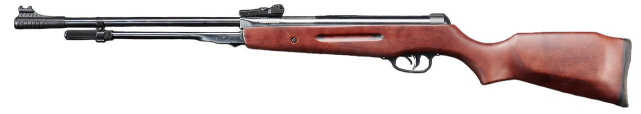 Lancer Air B3 .22 Caliber PCP Airgun Rifle, Black/Wood