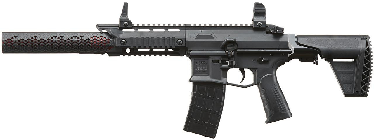 Lancer Air Hydra .177 Cal CO2 M4 PDW BB Rifle, Black