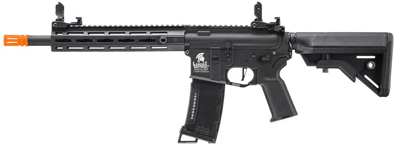 Lancer Tactical 10" M-LOK M4 AEG Airsoft Rifle, Gen 3, Black
