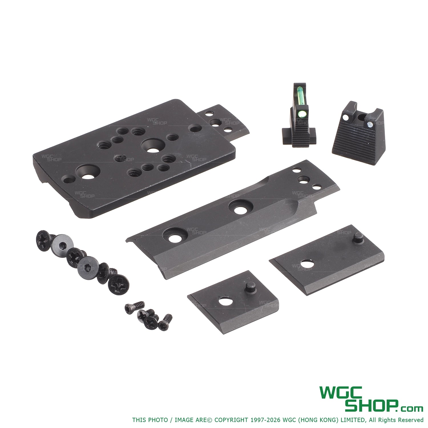 ARCTURUS Optic Ready Hi-Capa Co-Witness Iron Sight and Optic Plate Set