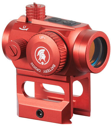 Lancer Tactical 2 MOA Micro Red Dot Sight with Riser Mount, Red