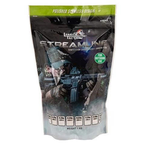 Lancer Tactical 2375 Round 0.43g Streamline Competition Grade Outdoor Airsoft BBs, White