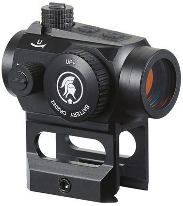 Lancer Tactical 2 MOA Micro Red Dot Sight with Riser Mount, Black