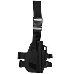 Lancer Tactical 323BN 1000D Drop Leg Nylon Pistol Holster, Black