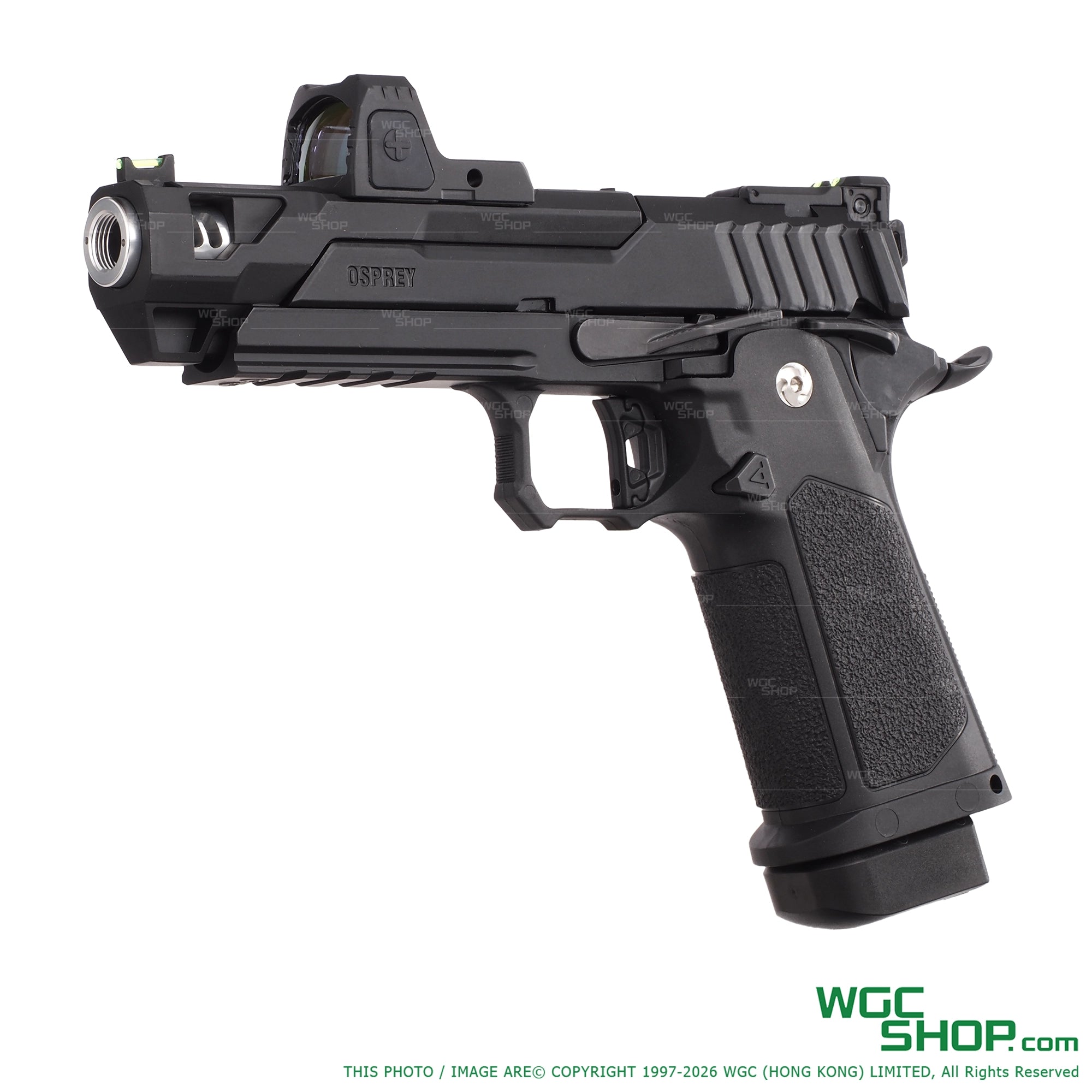 ARCTURUS Osprey 5" Hi-Capa GBB Performance Refined Edition GBB Airsoft with ARS-1 Red Dot Combo