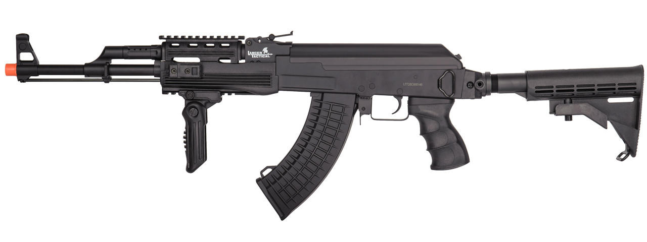Lancer Tactical AK-47 Tactical AEG w/ Retractable Stock by CYMA