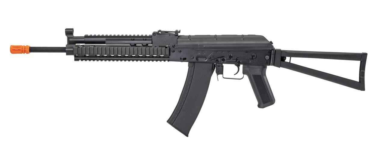 Lancer Tactical AK-74 KTR RIS Full Metal AEG Airsoft Rifle, Black