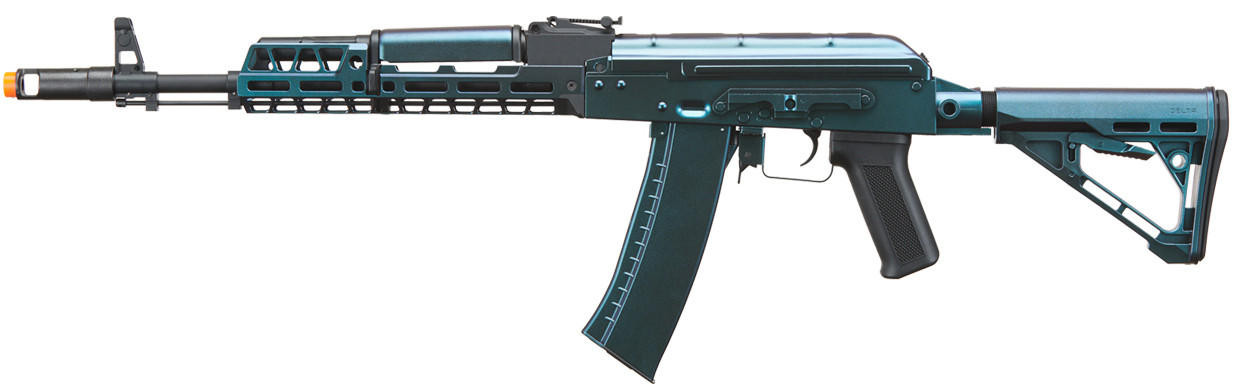 Lancer Tactical AK74 Full Metal Airsoft Rifle w/ 10.5 inch M-LOK Handguard, Stringray