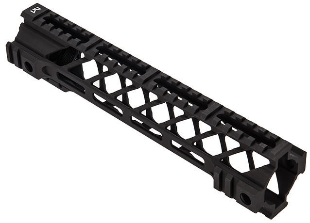 Lancer Tactical Battle Hawk M-LOK Rail Handguard System 10", Black