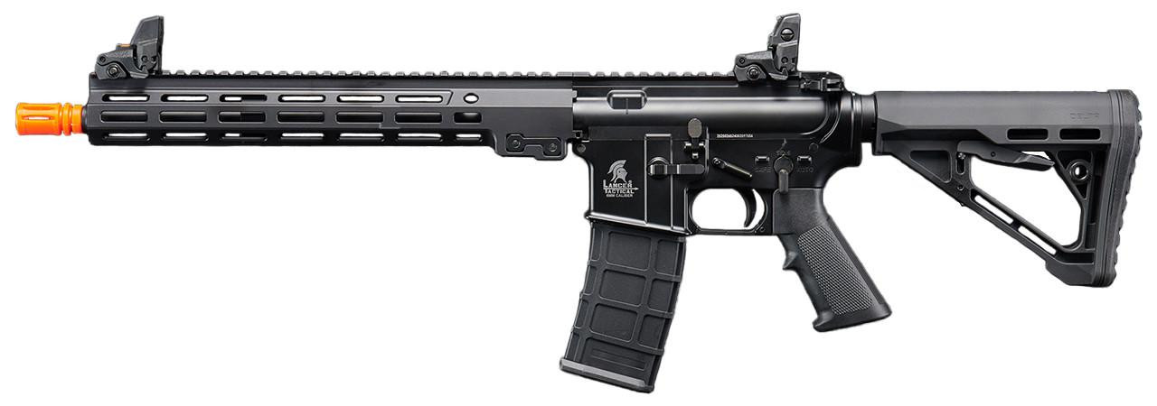 Lancer Tactical Block 3 13" GBB Full Metal Airsoft Rifle w/ MLOK Rail by Golden Eagle, Black