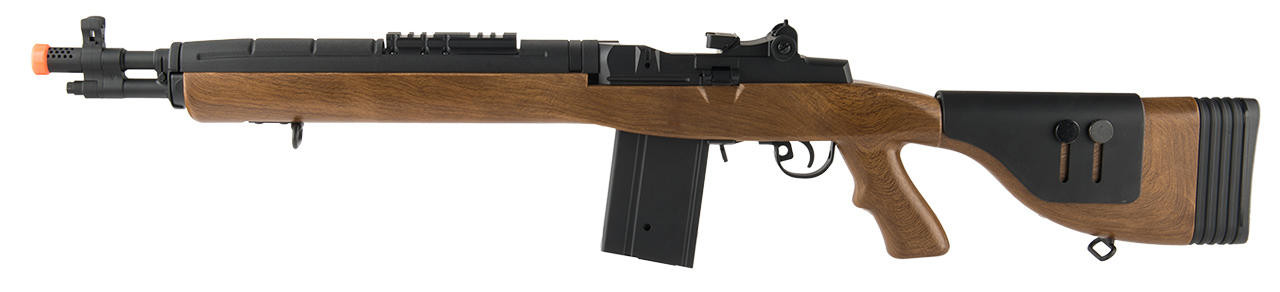 Lancer Tactical DMR Stock 38" M14 Socom Airsoft AEG, Faux Wood