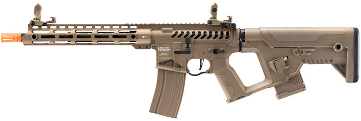 Lancer Tactical Enforcer Blackbird Skeleton AEG w/ Alpha Stock, Tan