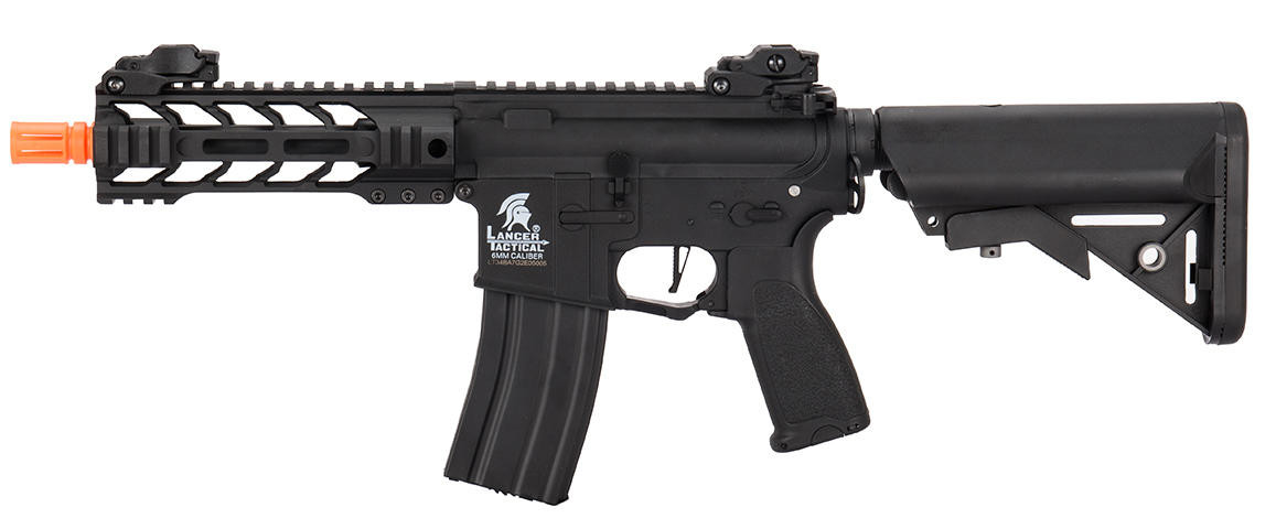 Lancer Tactical Enforcer Hybrid Gen 2 Battle Hawk 7" Rail AEG Airsoft Rifle, Black