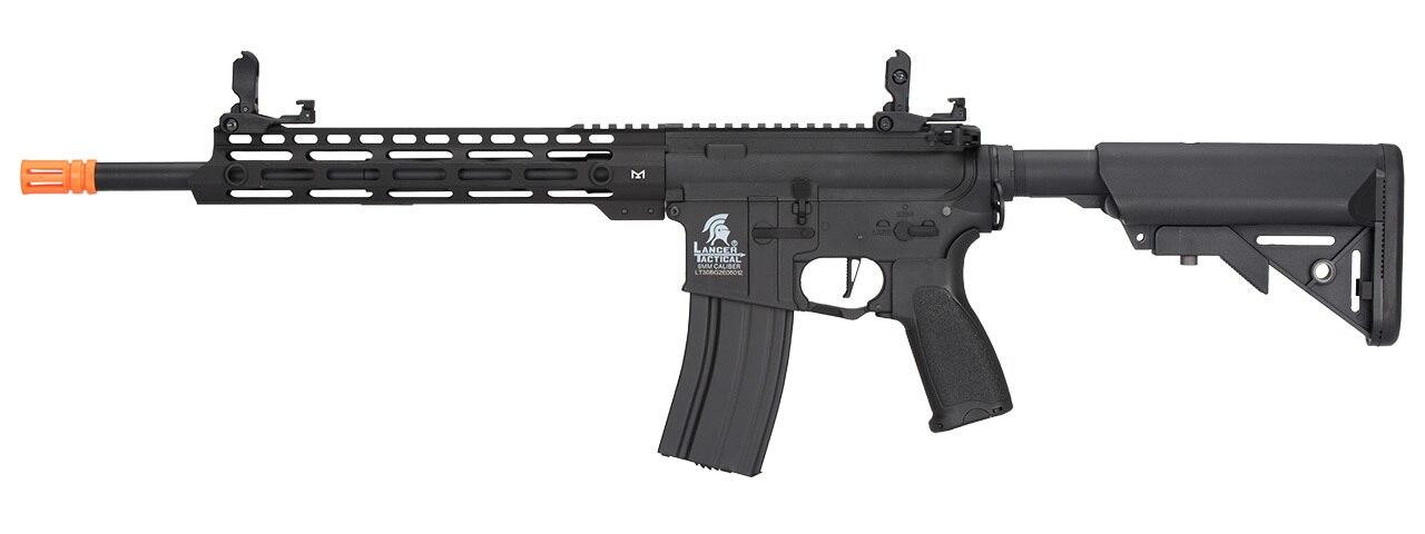 Lancer Tactical Enforcer Series BLACKBIRD Hybrid Gen 2 High FPS AEG Airsoft Rifle, Black