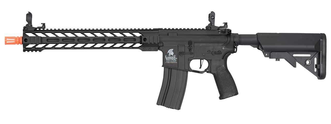 Lancer Tactical Enforcer Series Gen 2 BATTLE HAWK Hybrid 14” High FPS AEG Airsoft Rifle, Black