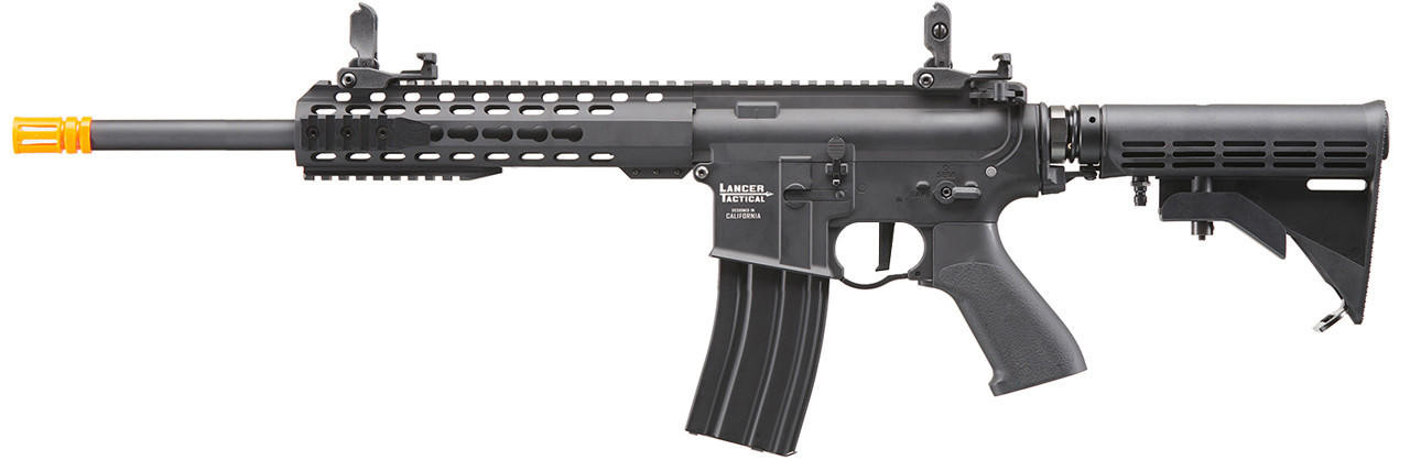 Lancer Tactical Full Metal Legion HPA KeyMod Semi-Auto M4 Carbine Airsoft Rifle, Black