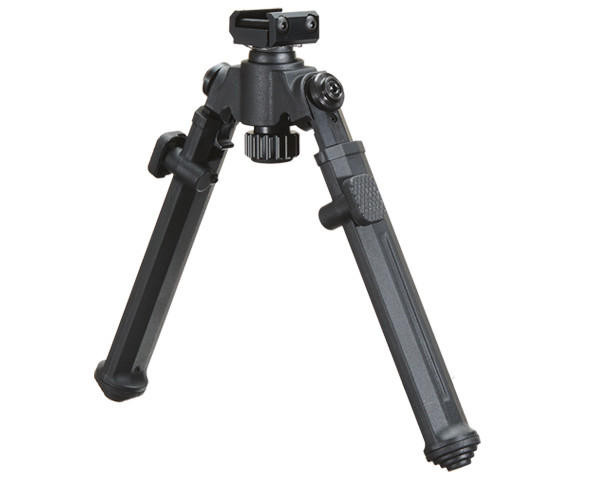 Lancer Tactical Full Metal Tactical Bipod for Picatinny Accessory Rails, Black