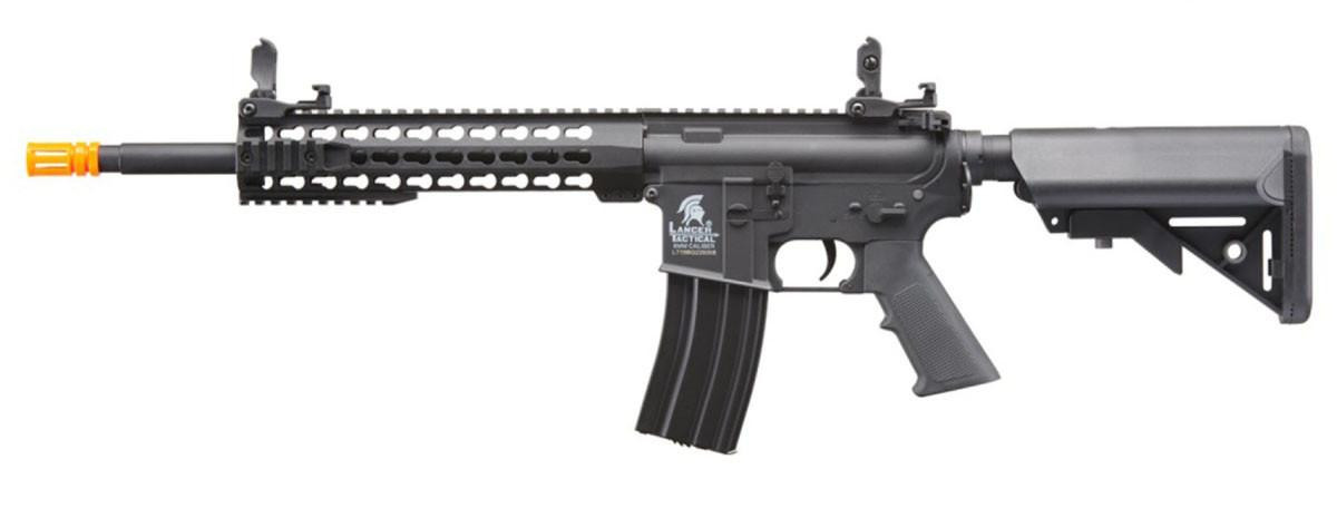 Lancer Tactical Gen 2 10" Keymod M4 Carbine Airsoft AEG Rifle, Black