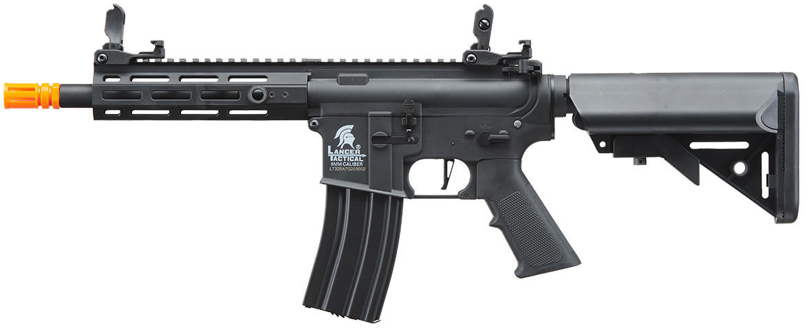 Lancer Tactical Gen 2 Hellion M-LOK 7" M4 Core Series Airsoft AEG Rifle, Black