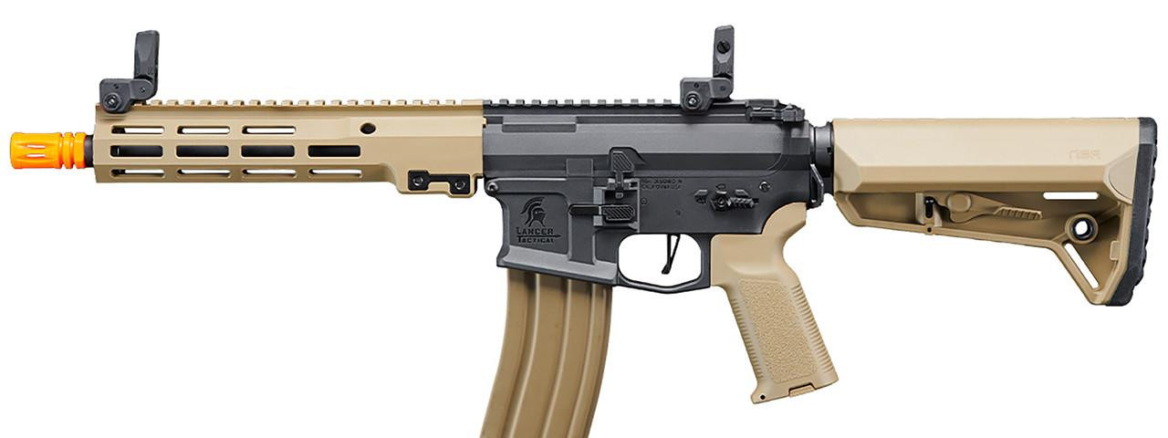 Lancer Tactical Gen 2 Stalker 10" M4 AEG Airsoft Rifle, Black/Tan