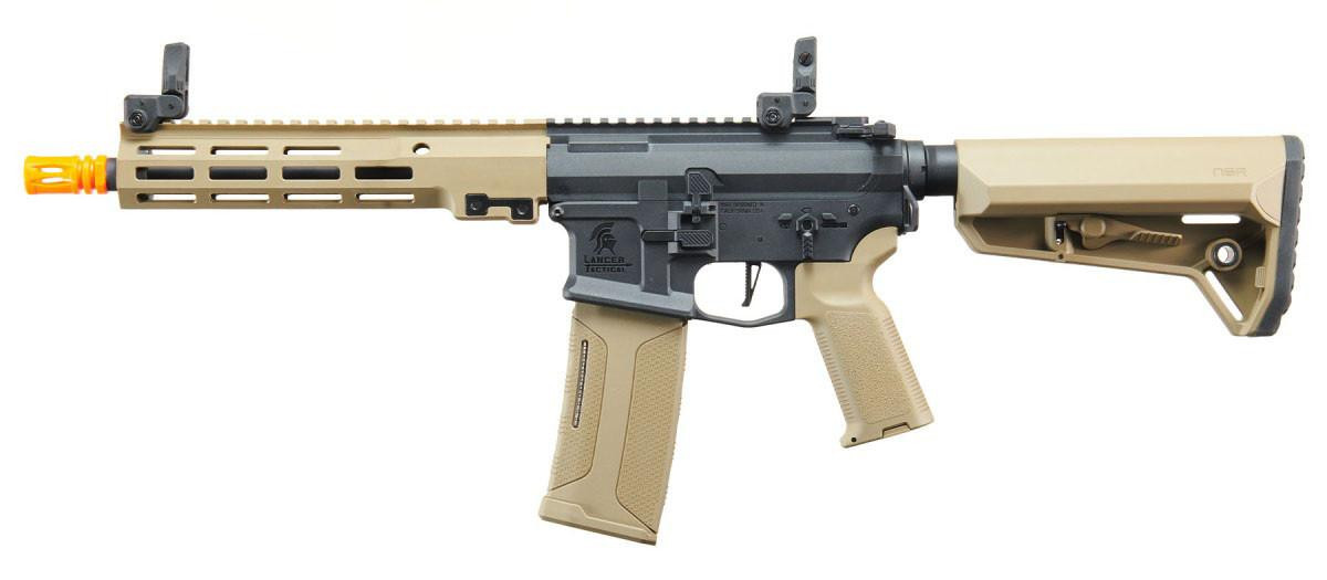 Lancer Tactical Gen 2 Stalker 10" M4 AEG Airsoft Rifle, Tan