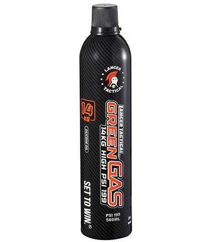 Lancer Tactical Green Gas Power Up With Oil, 560ml