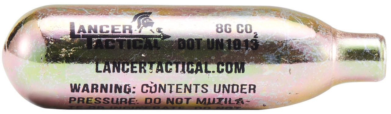 Lancer Tactical High Pressure 8 Gram CO2 Cartridges for Airsoft / Airguns, 5 pack