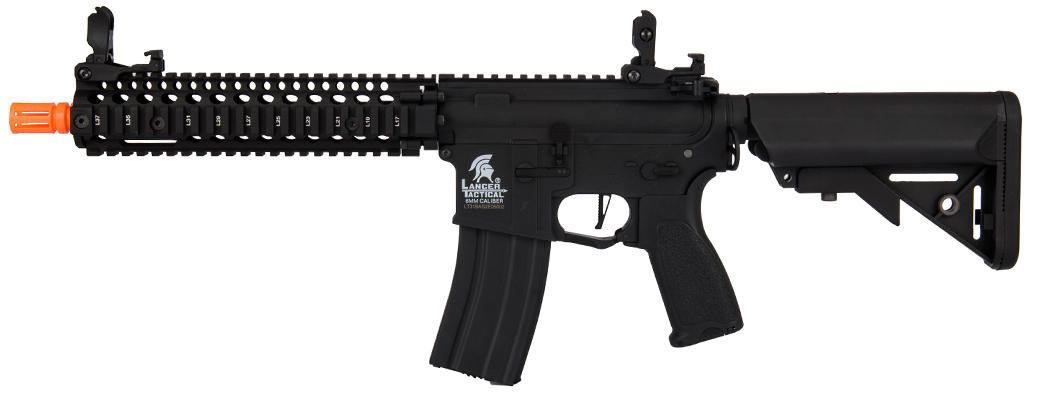 Lancer Tactical Hybrid Gen 2 M4 AEG Airsoft Rifle, Black