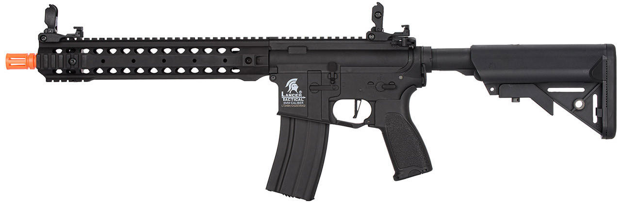 Lancer Tactical Hybrid M4 Carbine AEG Airsoft Rifle, Black