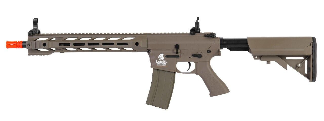 Lancer Tactical Interceptor M4 Airsoft Rifle AEG, Tan