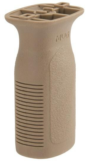Lancer Tactical Long MOC Vertical Ergonomic Pistol Grip, Tan