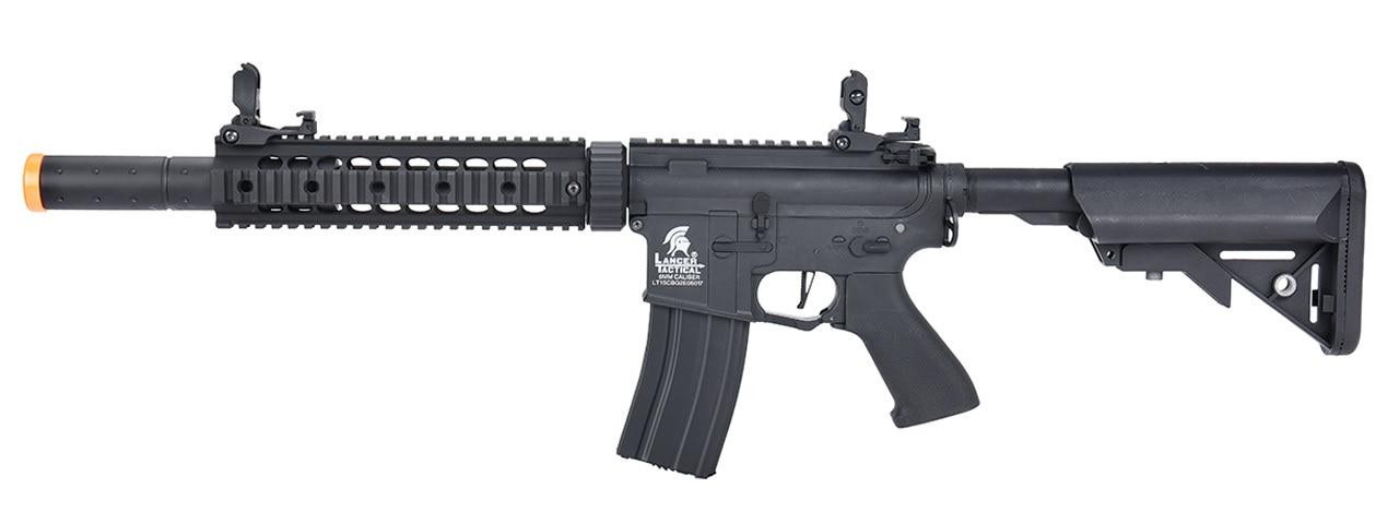 Lancer Tactical LT-15 M4 SD 9” Hybrid Gen 2 High FPS AEG Airsoft Rifle, Black