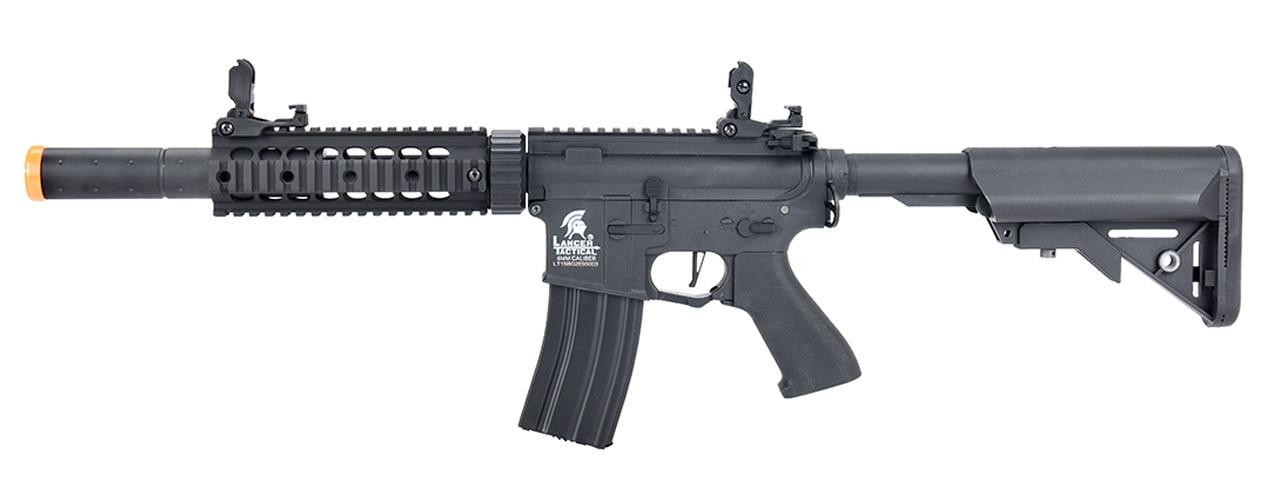 Lancer Tactical LT-15 M4 SD 7” Hybrid Gen 2 High FPS AEG Airsoft Rifle, Black