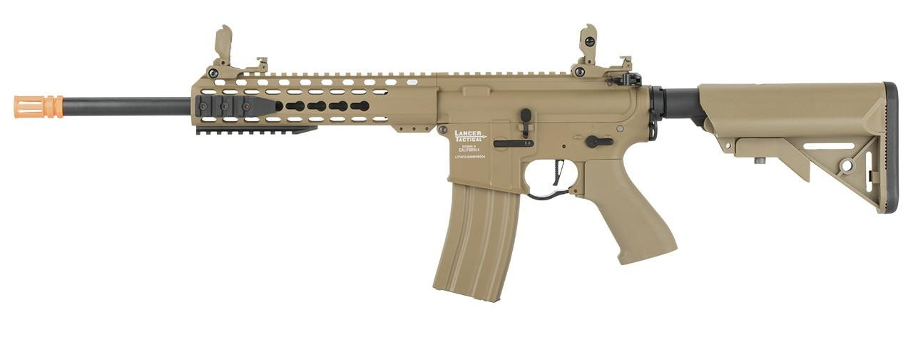 Lancer Tactical LT-19 M4 10” ProLine Low FPS AEG Airsoft Rifle, Tan