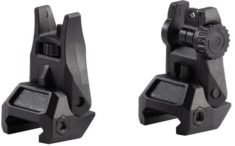 Lancer Tactical LT-35 Flip-Up Iron Sights, Black