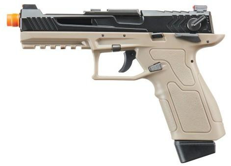 Lancer Tactical LTX Competition GBB Airsoft Pistol, FDE