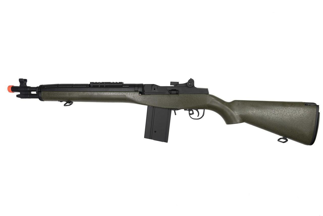 Lancer Tactical M14 Airsoft AEG Rifle, Short, Green